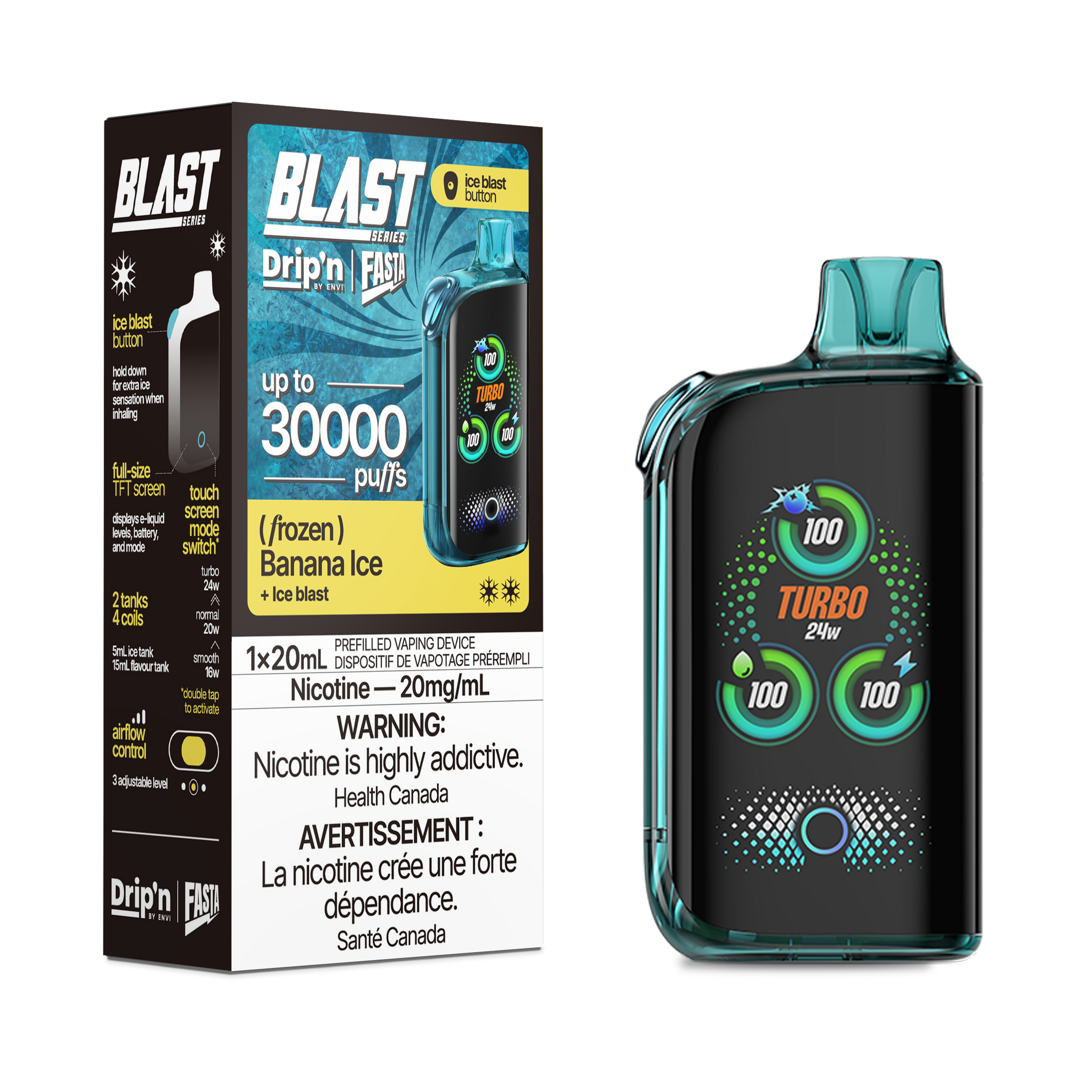 Drip'n Fasta Blasta 30K - Banana Ice