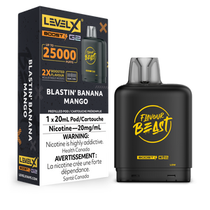 Level X Flavour Beast Boost - Blastin' Banana Mango