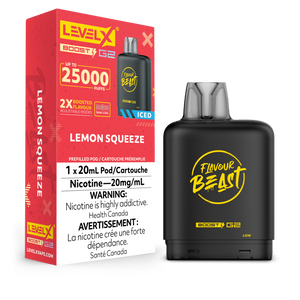 Level X Flavour Beast Boost - Lemon Squeeze Iced