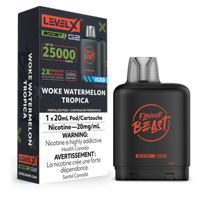 Level X Flavour Beast Boost - Woke Watermelon Tropica Iced