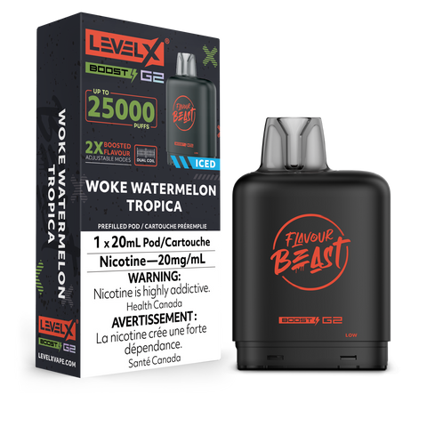 Level X Flavour Beast Boost - Woke Watermelon Tropica Iced