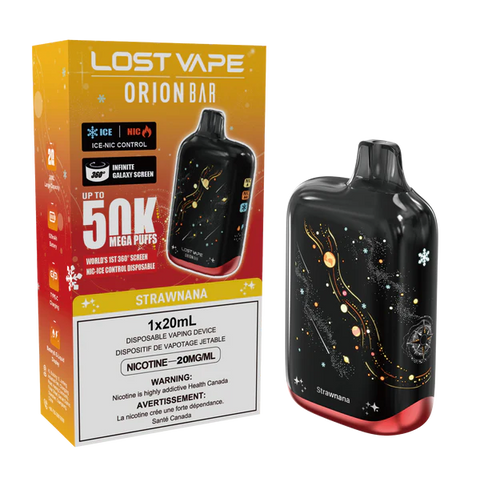 Lost Vape Orion Bar 50K - Strawnana