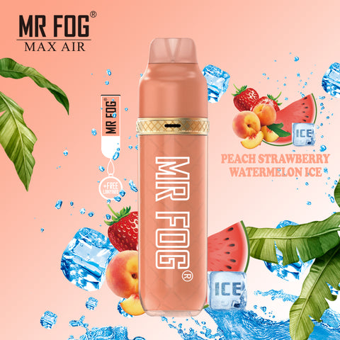 Mr. Fog MAX AIR - Peach Strawberry Watermelon Ice