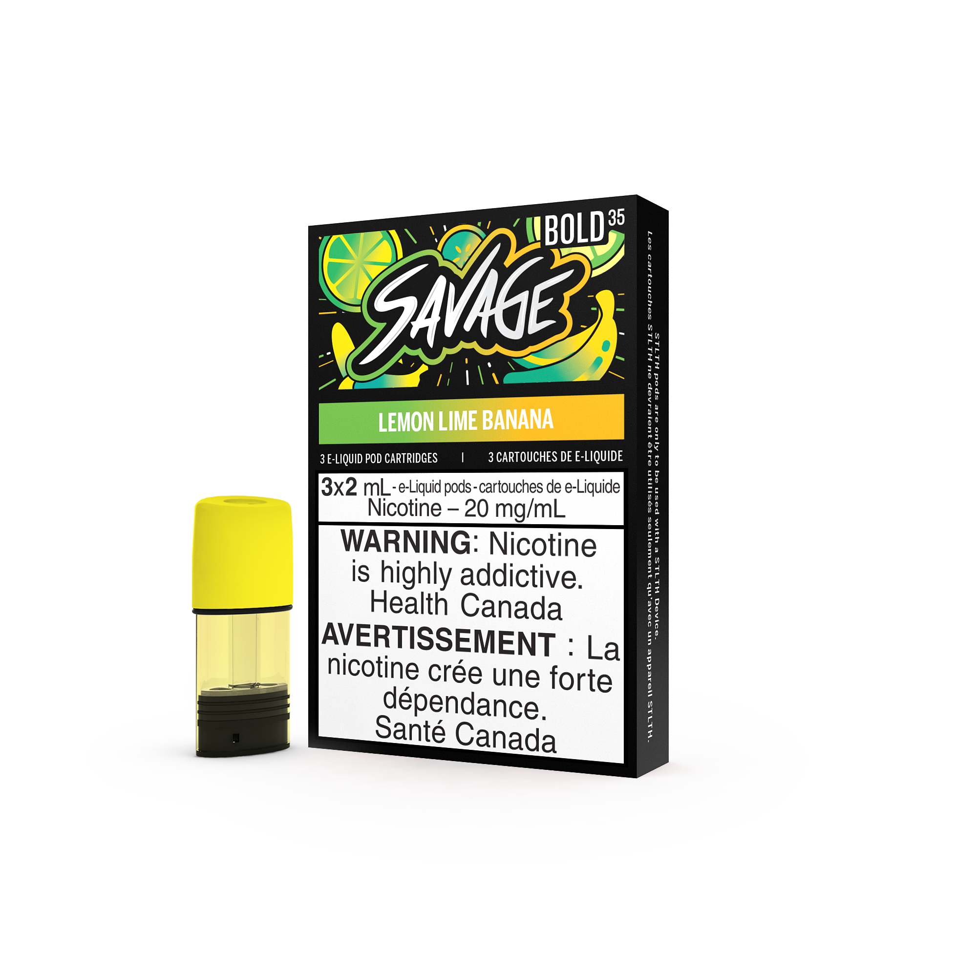 STLTH Pods - Lemon Lime Banana by Savage