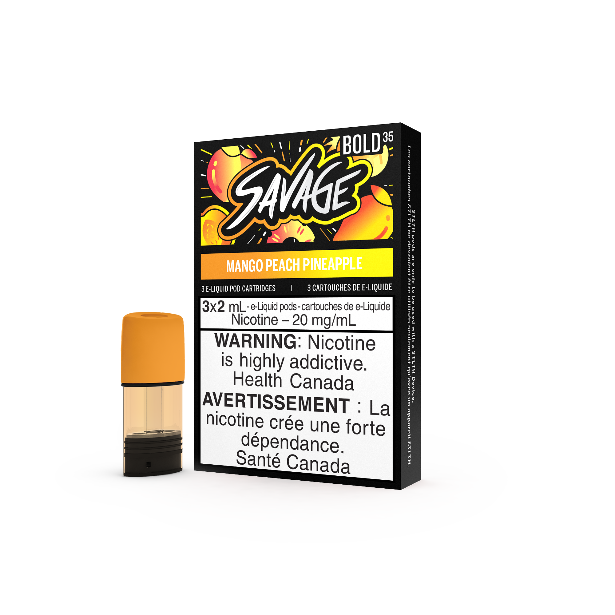 STLTH Pods - Mango Peach Pineapple by Savage